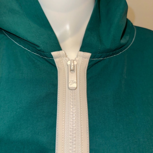 Prince x Target pickleball collection green logo crop windbreaker hooded jacket - Picture 4 of 12